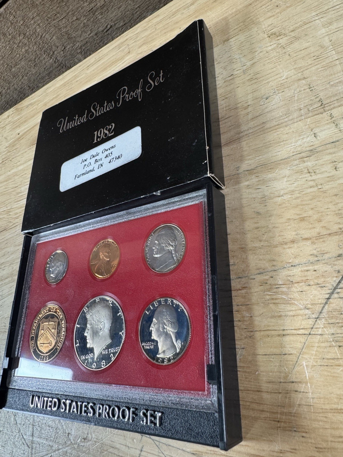 Vintage 1982 United States Proof Set