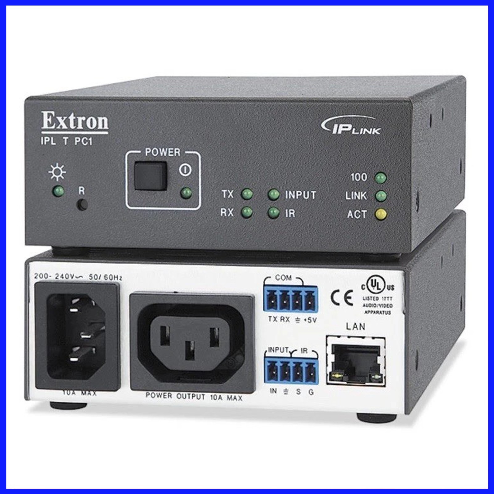 Extron Power and Device Controller - IP Link IPL T PC1 AC - RJ-45 - 60-554-10