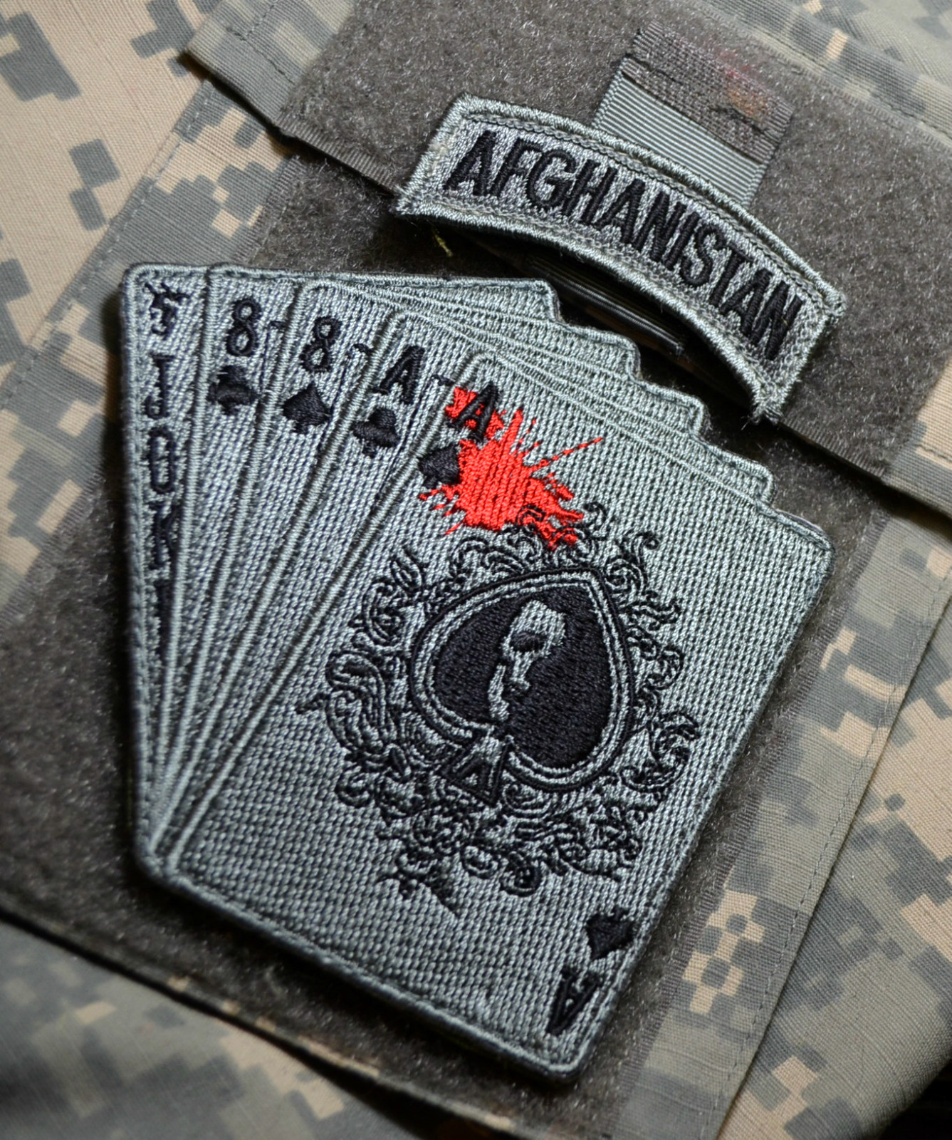 KANDAHAR-WHACKER© JSOC SEAL SAS JTF2 KSK APU SSI: Deadman's Hand + AFGHANISTAN
