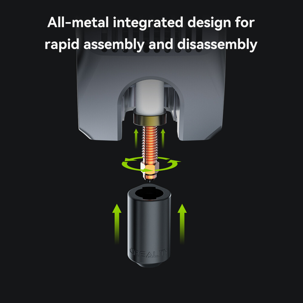 Creality "Unicorn" K2P Quick-Swap Nozzle Kit for K2 Plus/Creality Hi 3D Printer