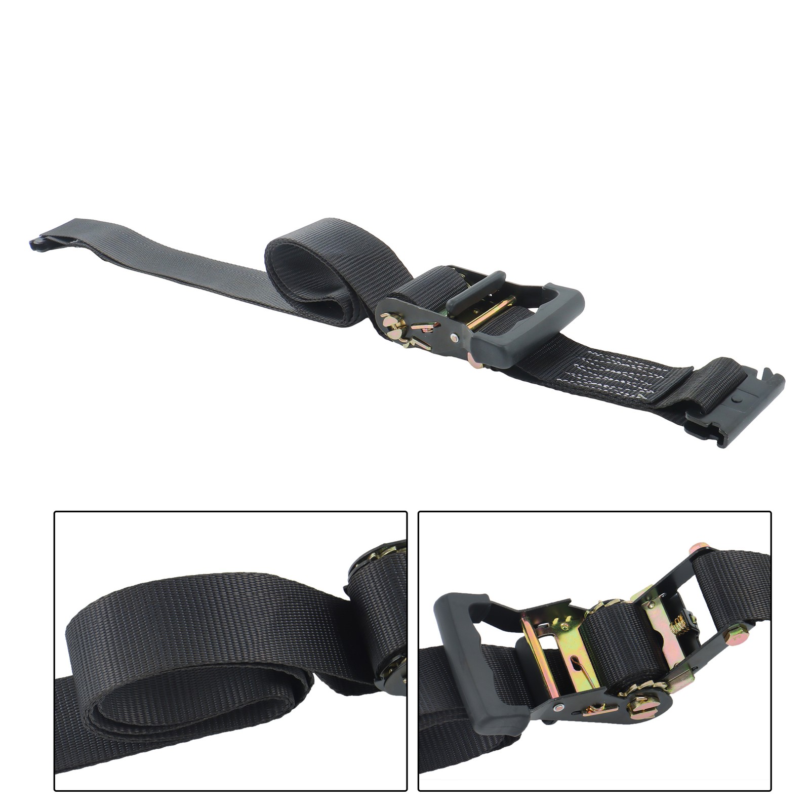 Labwork 8PCS E Track System Wheel Chock 4 PCS 10' Ratchet Strap For Truck Van