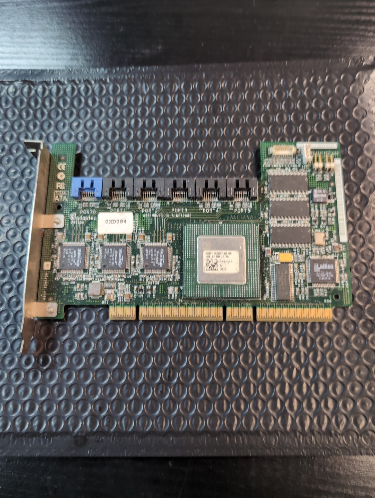 Dell Adaptec AAR-2610SA 64MB 6-Port SATA PCI-X RAID Controller XD084