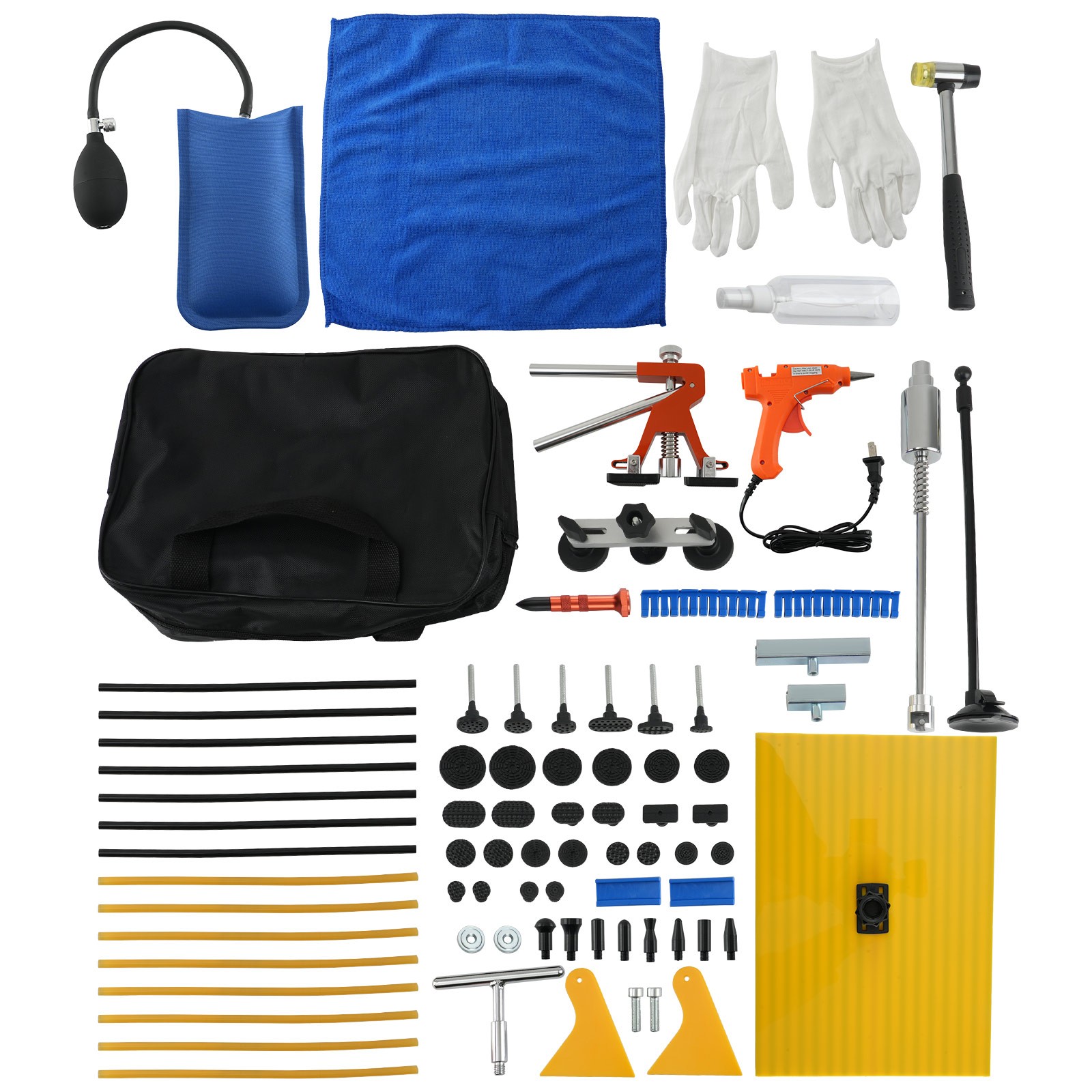 Auto Body Repair Dent Kit for Car PDR Tool Puller Tabs Slide Hammer Set 20W