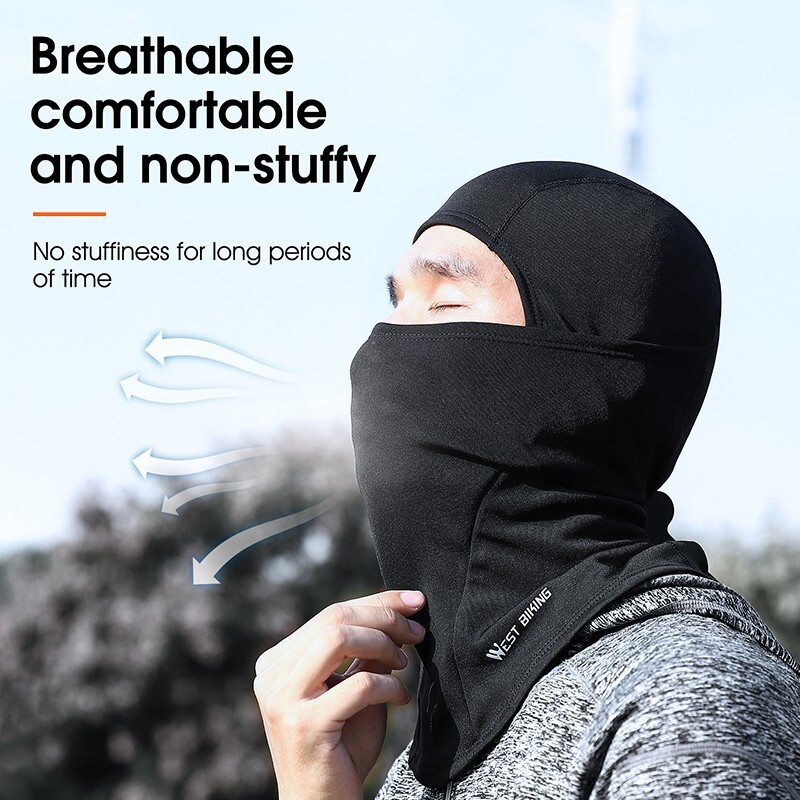 WEST BIKING Winter Sports Fleece Windproof Cycling Ski Cap Headwear Balaclava