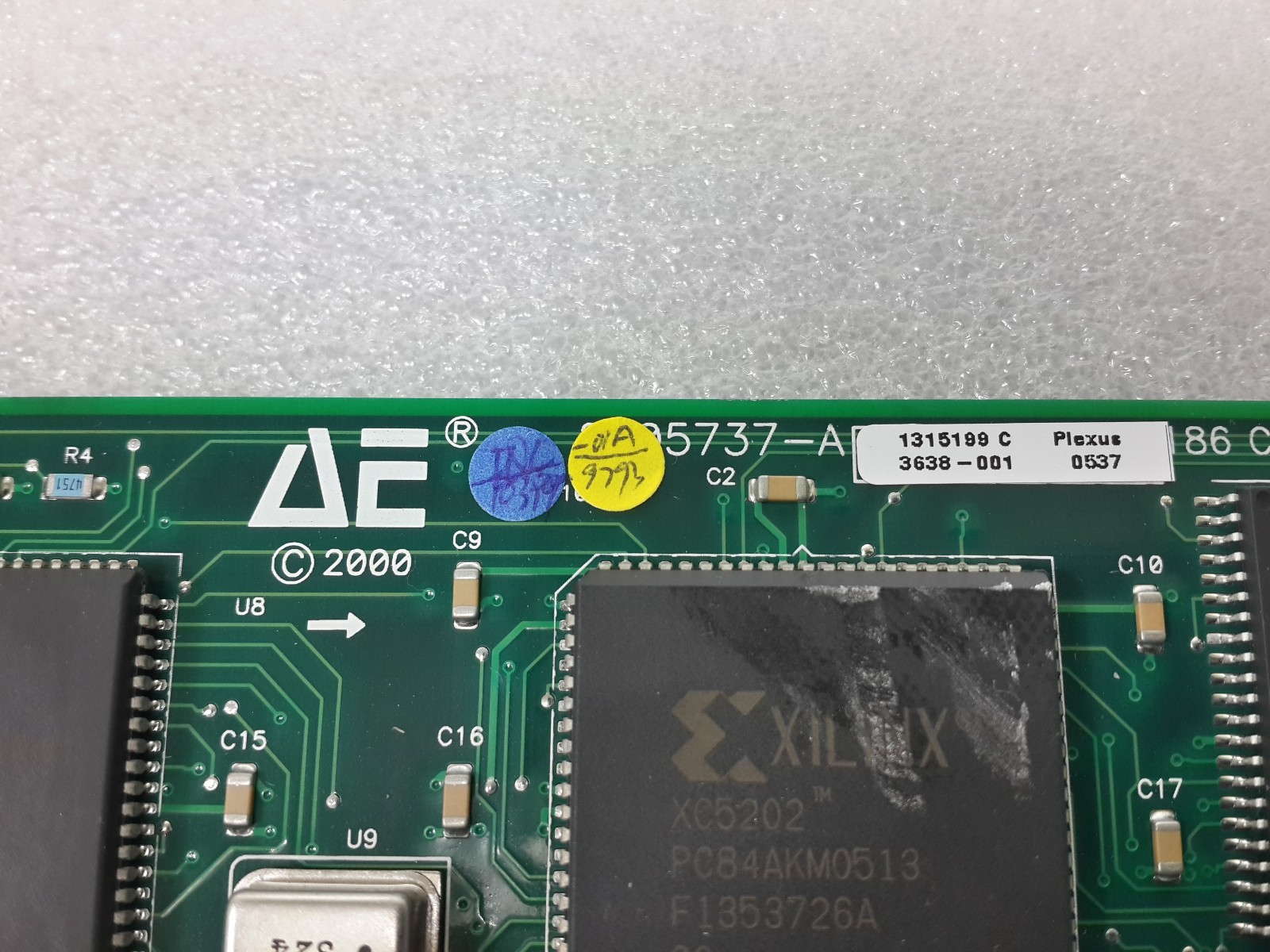 AE APEX 2305737-A 186 CONTROLLER MODULE VERTICAL MOUNT RS485 PCB 1315199C
