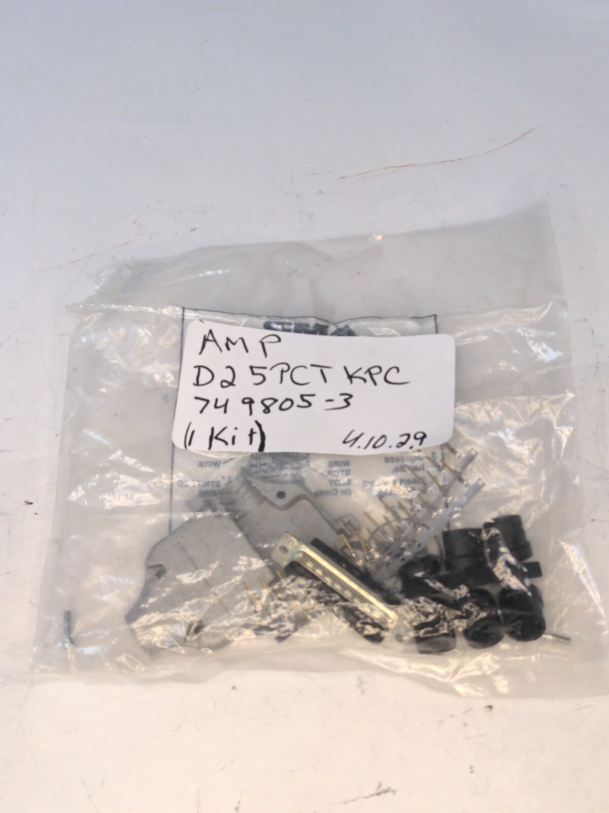 TE CONNECTIVITY AMP D25PCTKPC (749805-3) SHIELDED CRIMP SNAP KITS