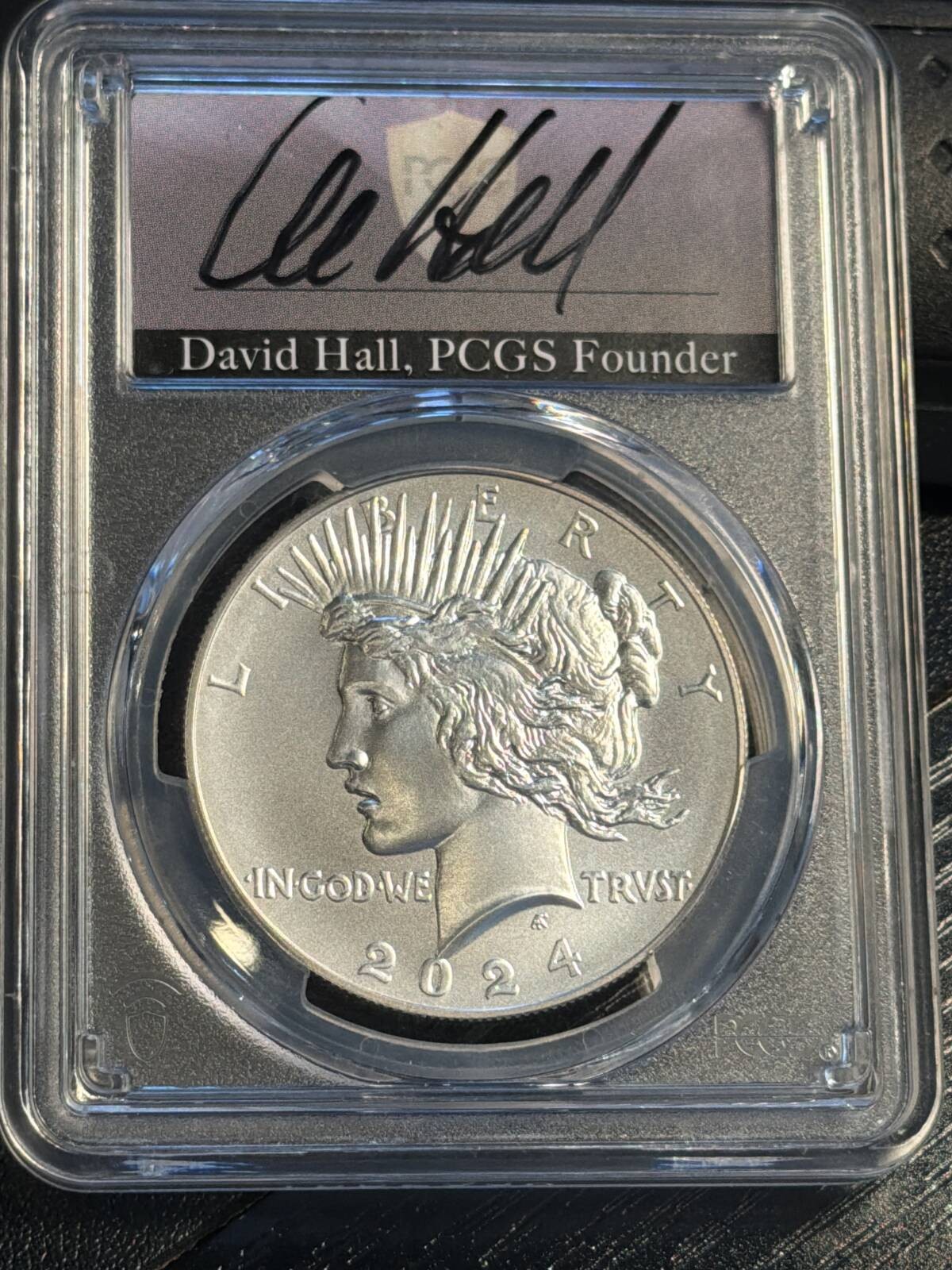 2024 Modern Peace Dollar PCGS MS-70 Peace Dollar FDI David Hall