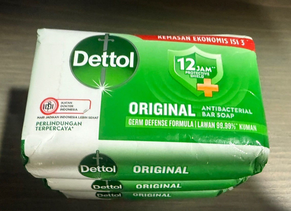 Dettol Original Bar Soap 70g Premium Quality package of 3