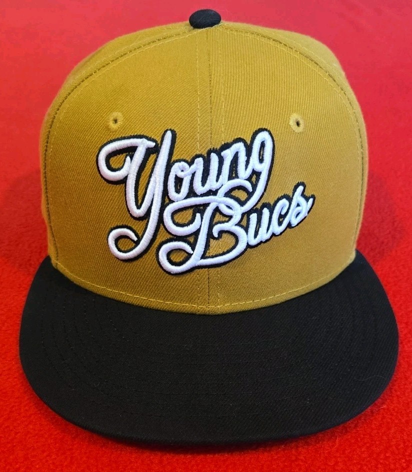 Indianapolis Indians Young Bucs New Era Strapback Baseball Hat MiLB Size 7¼ EUC