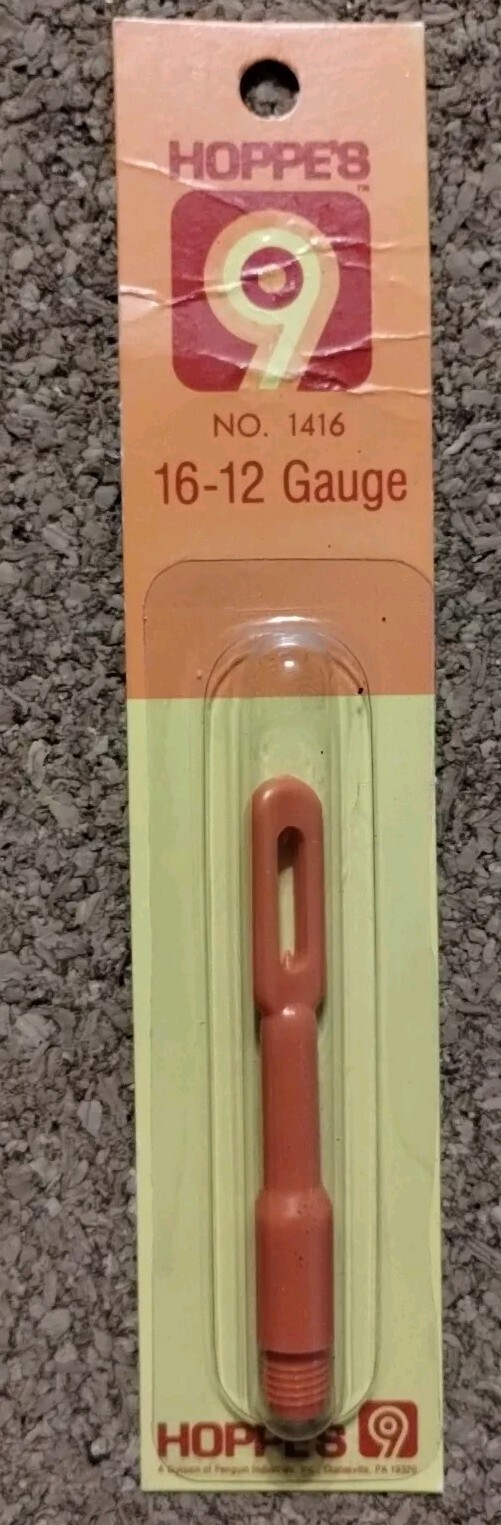 Vintage Nos Hoppe's Conversion Adapter Clotted End 16 - 12 Gauge  # 1416
