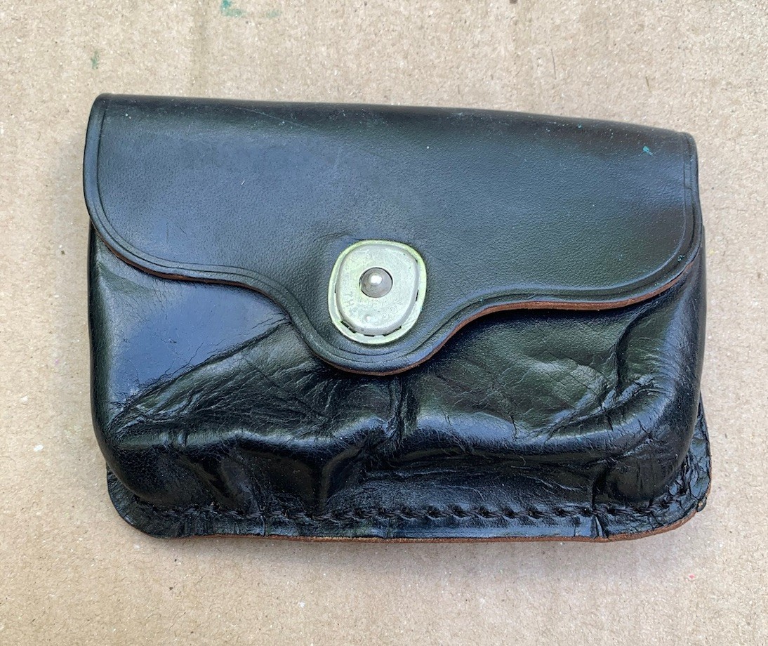 Vietnam Era US Army Military MP Leather First Aid Bandage Pouch