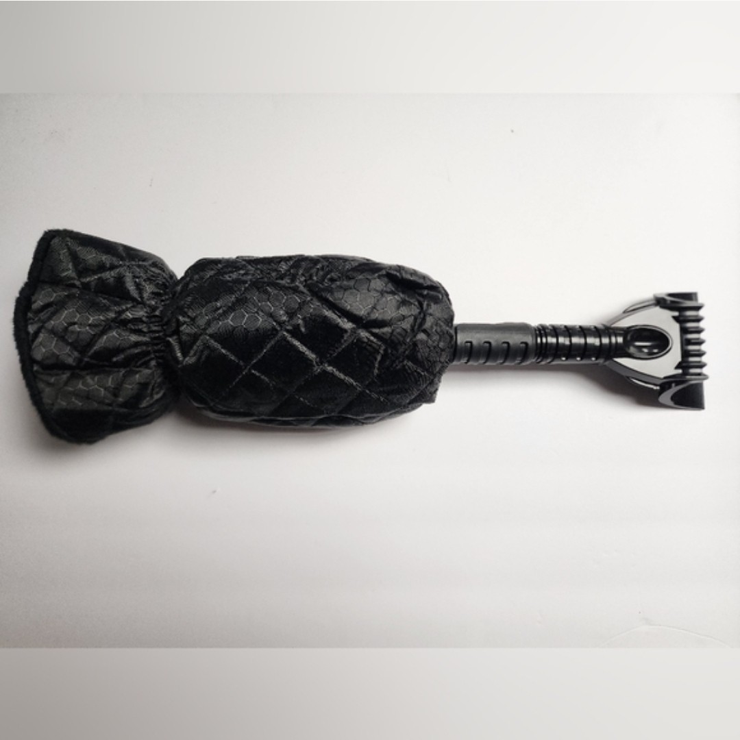Ice Scraper with Glove Black Windshield Mitt Winter Snow Remover New
