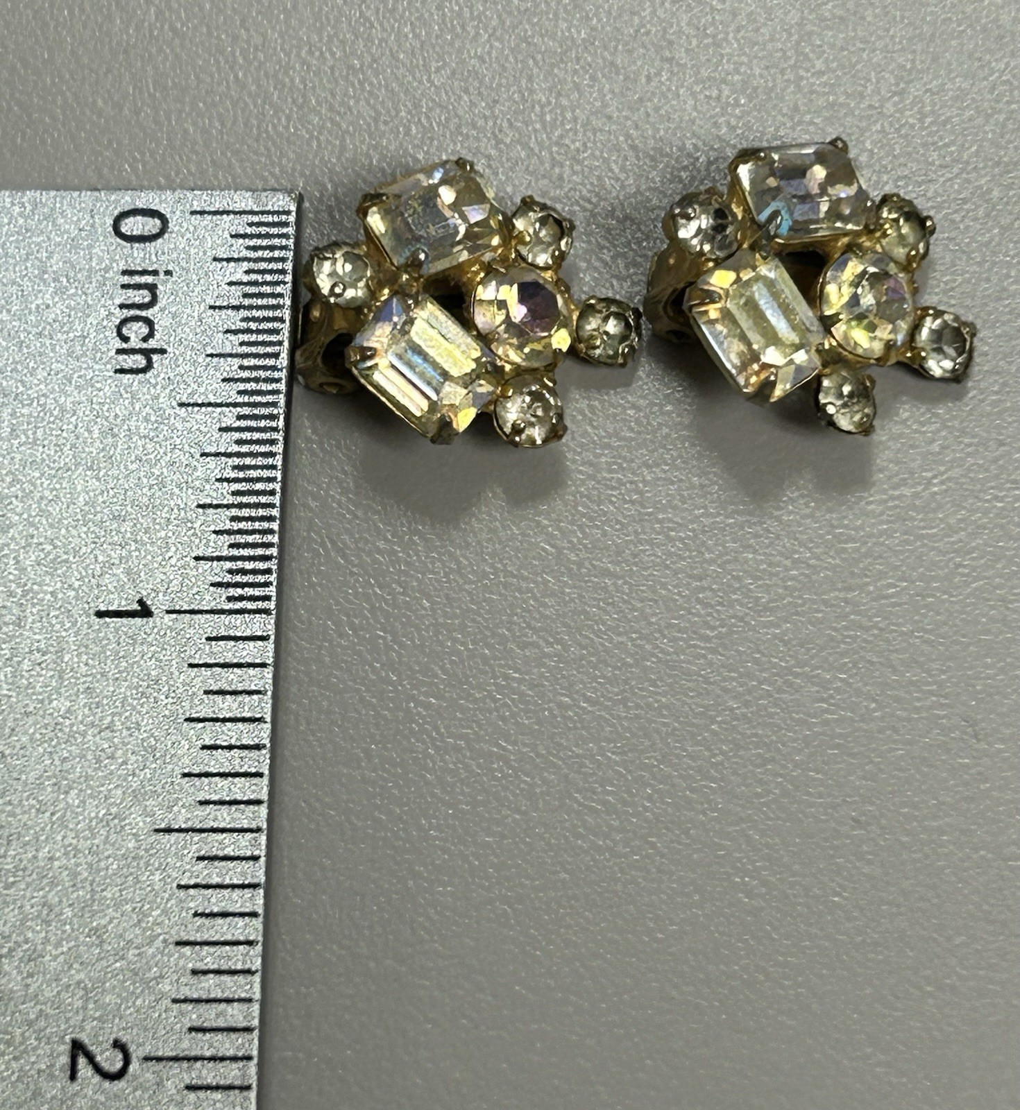 Vintage Rhinestone Earrings