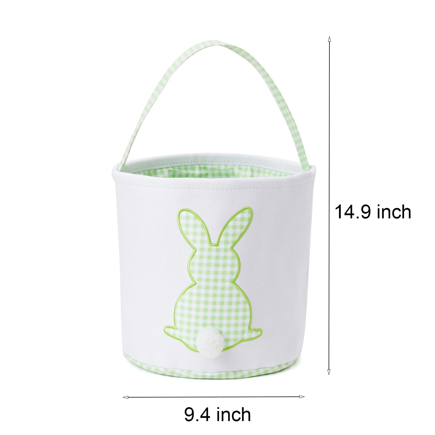 CHOIEO Easter Basket with Handle Easter Bucket Easter Baskets Easter Basket B...