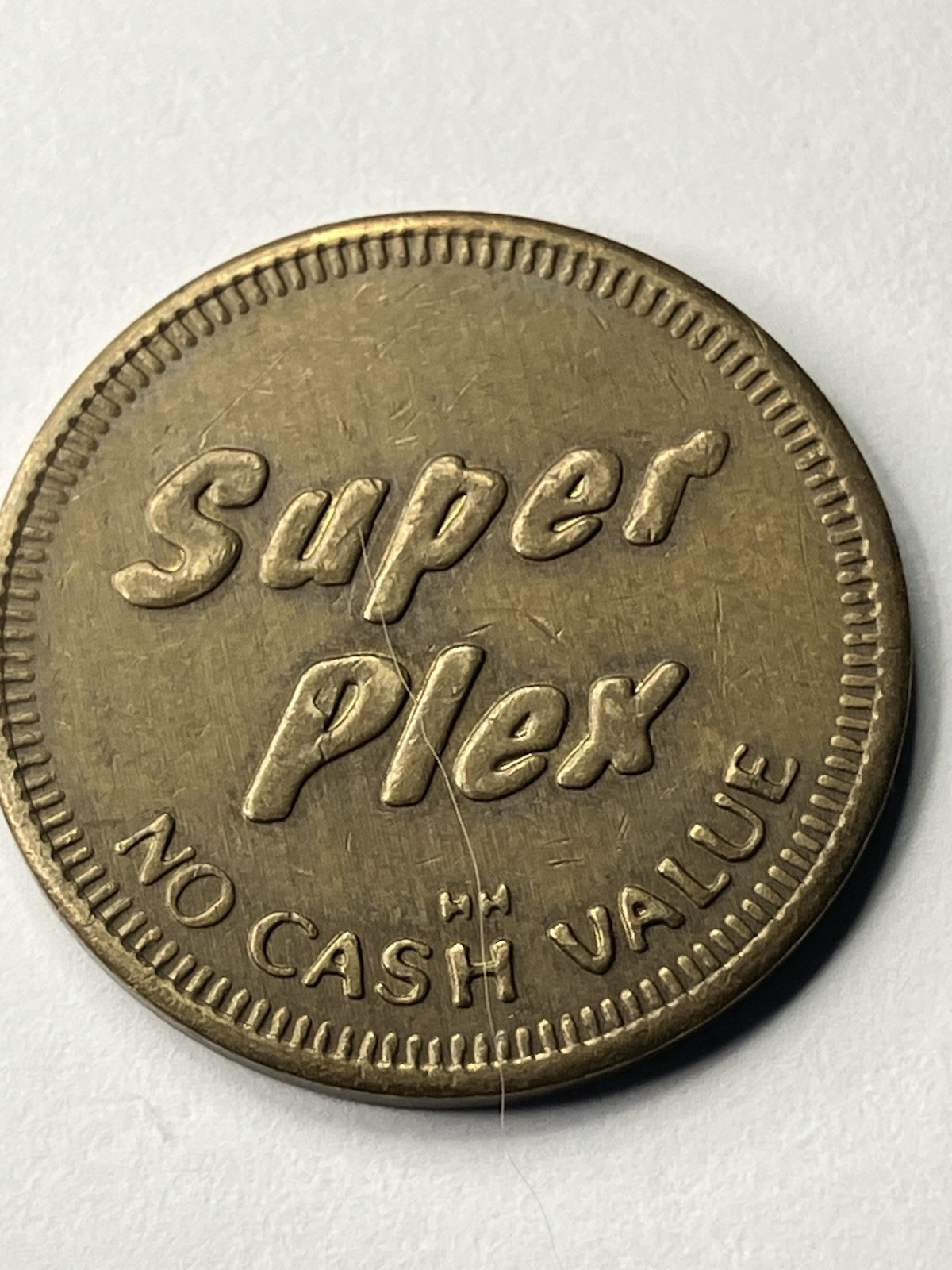 The Plex Super Bowl Super Plex Arcade Token Grand Island Nebraska Defunct #uf1