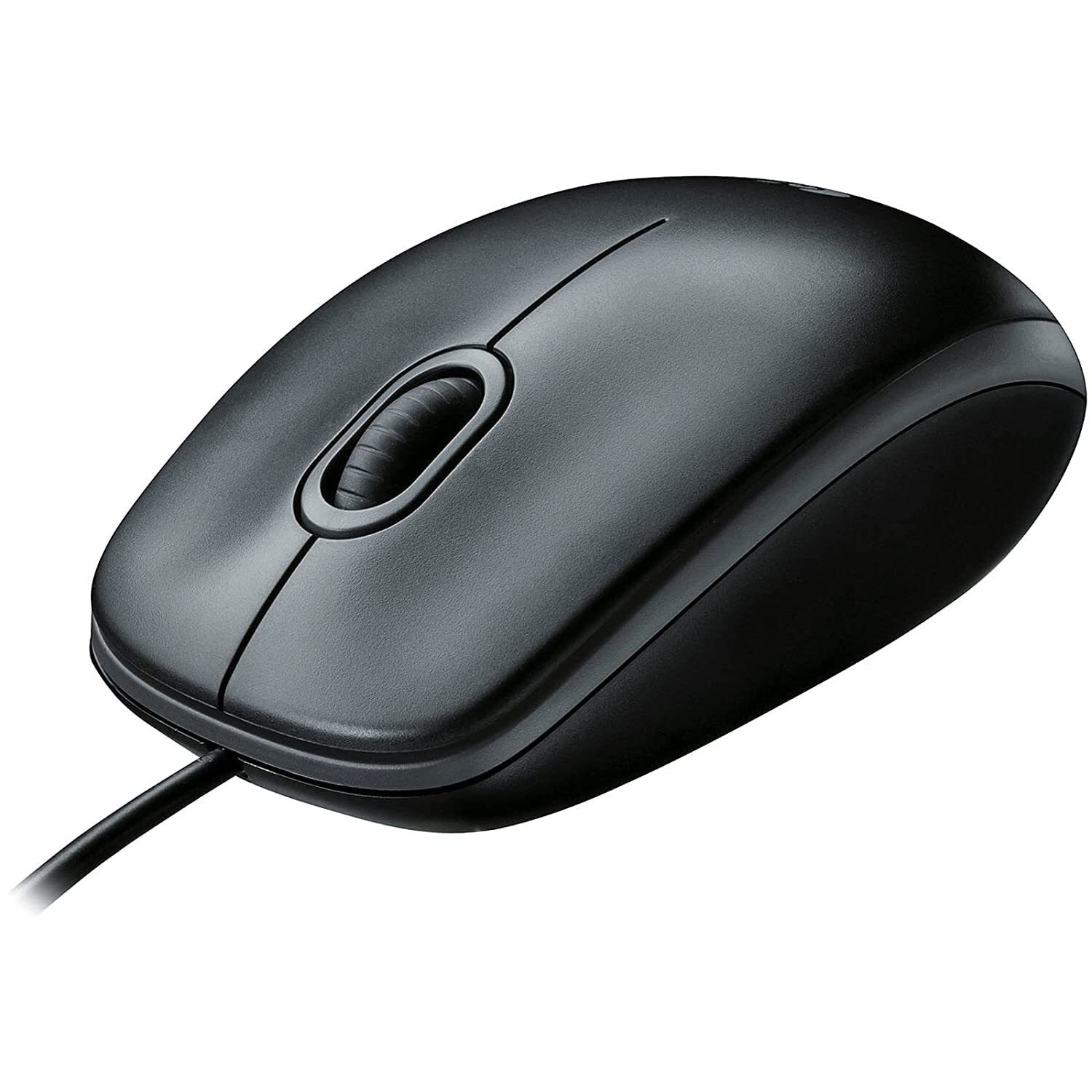 Logitech M100 USB Optical Wired Mouse, Black 910-001601