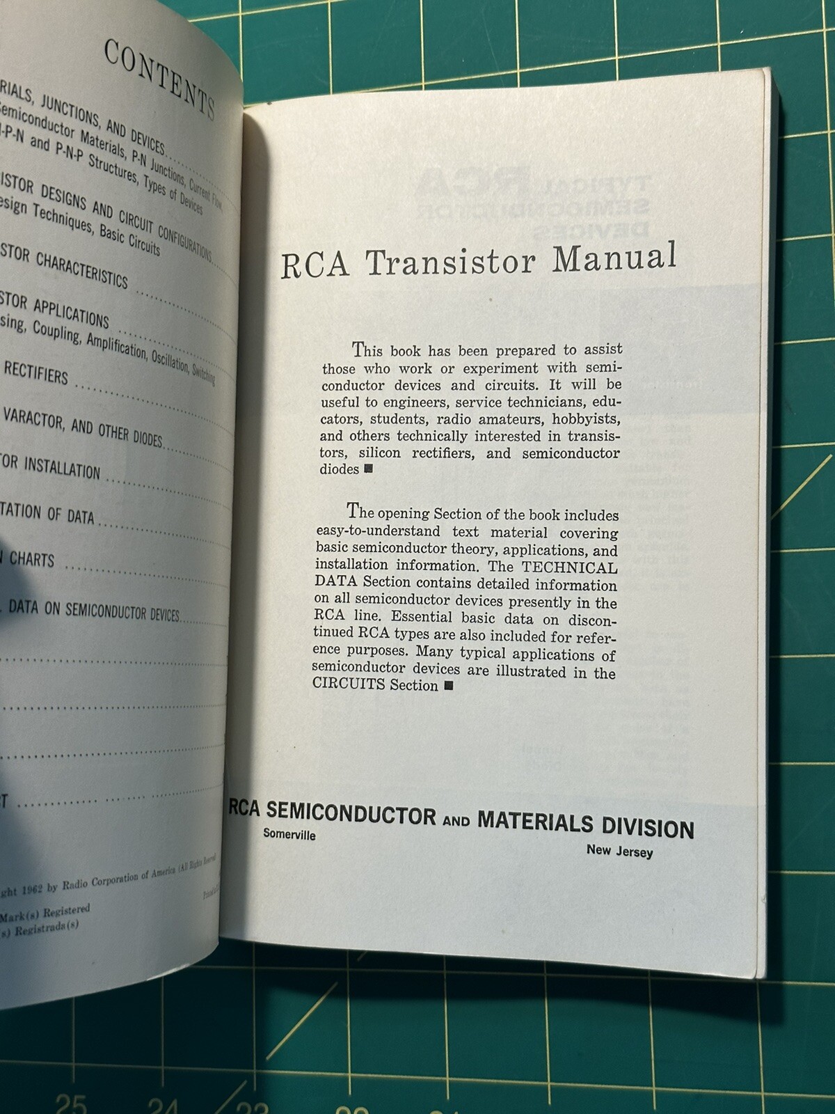 RCA Transistor Manual Technical Series SC-10