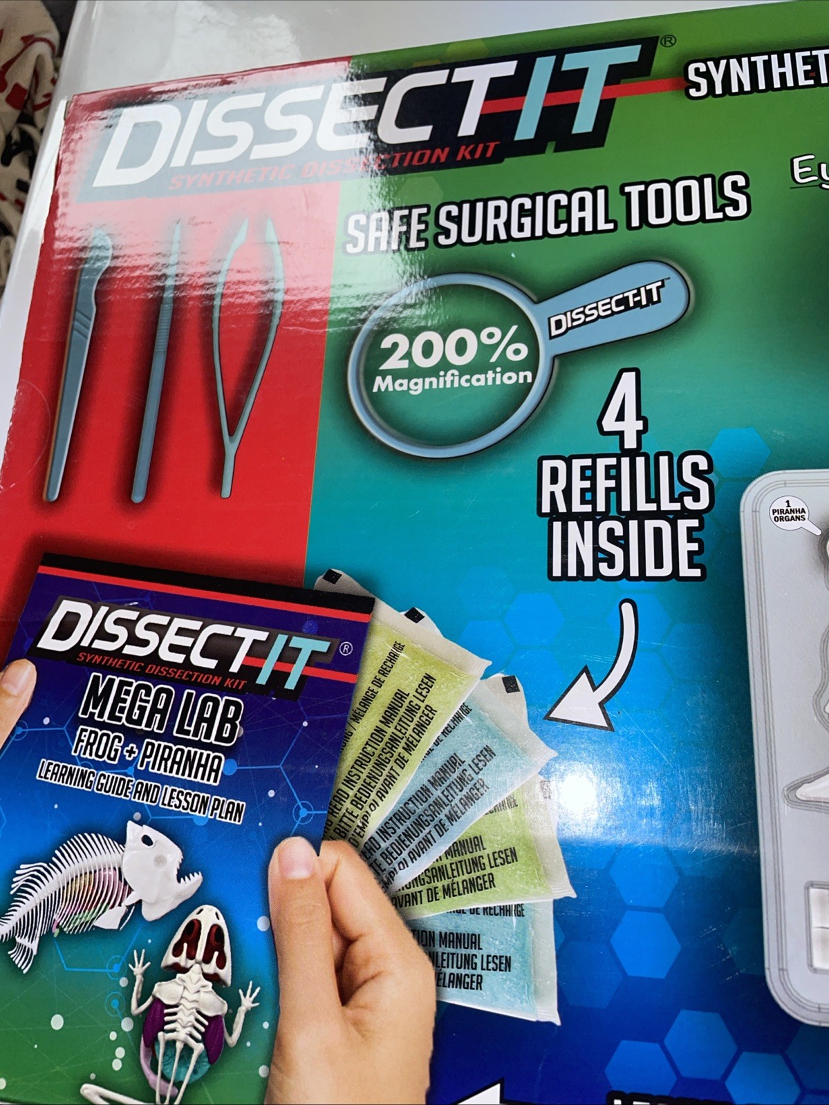 Dissect-It Frog & Piranha Mega Lab Playset [30 Piece Set!]