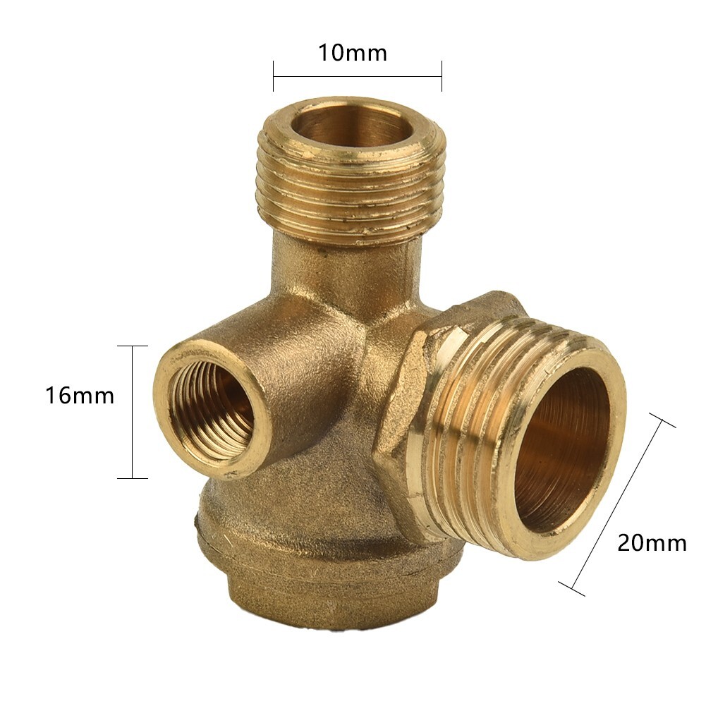 Brass Central Pneumatic 40400 Air Compressor Check Valve Thread Heavy Duty SALE