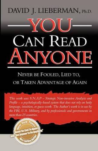 You Can Read Anyone - Paperback By Lieberman, David J. - VERY GOOD