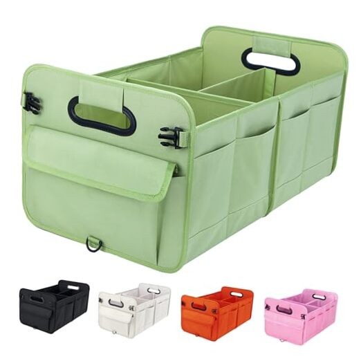 Trunk Organizer For Suv & Sedan,Car Organizers and Large (70L) Fruit Green