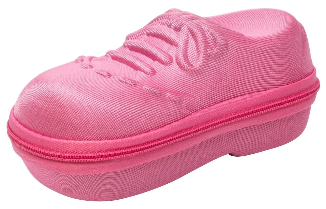 Calabria Kids Flex Children Hard Eyeglasses Zipper Case Pink Boy Girl Protective