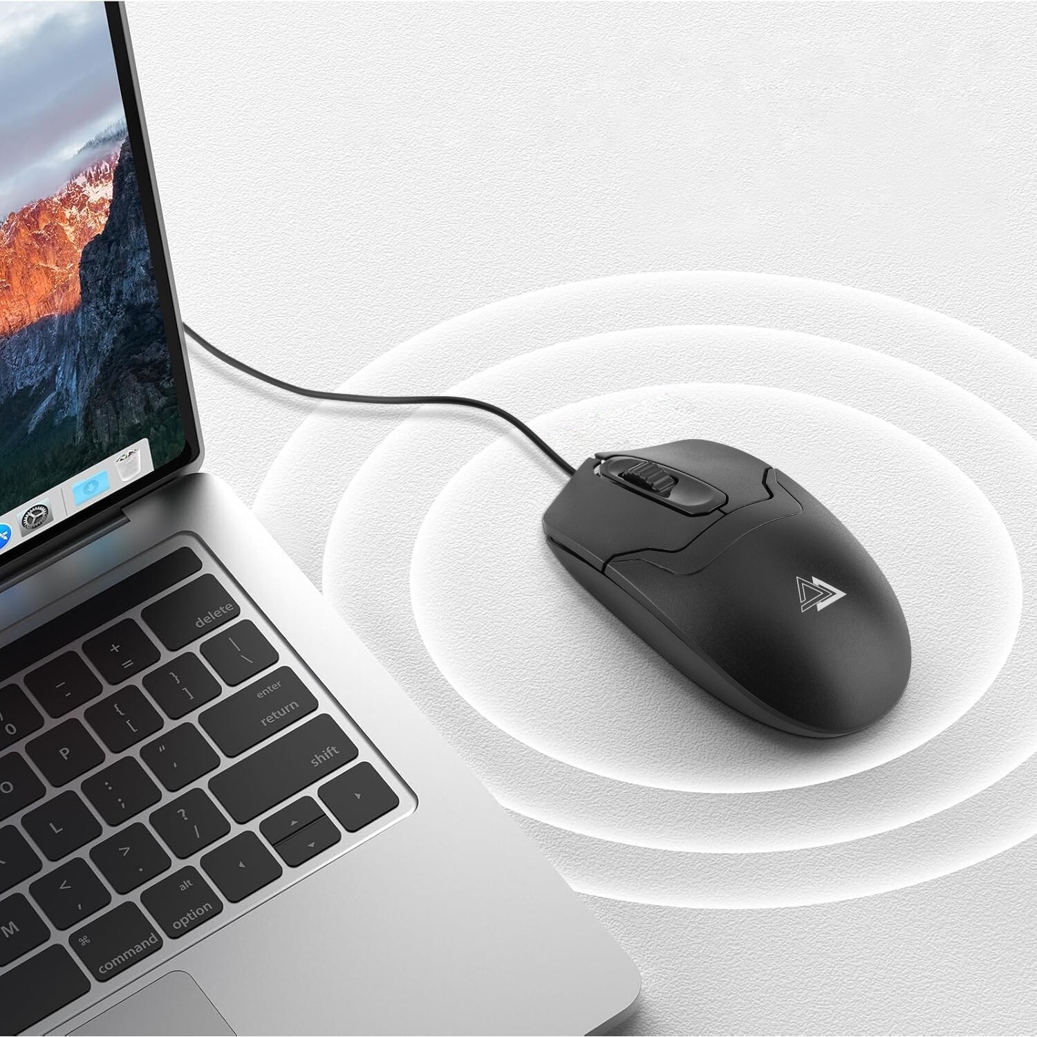 USB Mouse, Wired Optical Computer Mouse with Scroll Wheel,1000 DPI Plug and Play