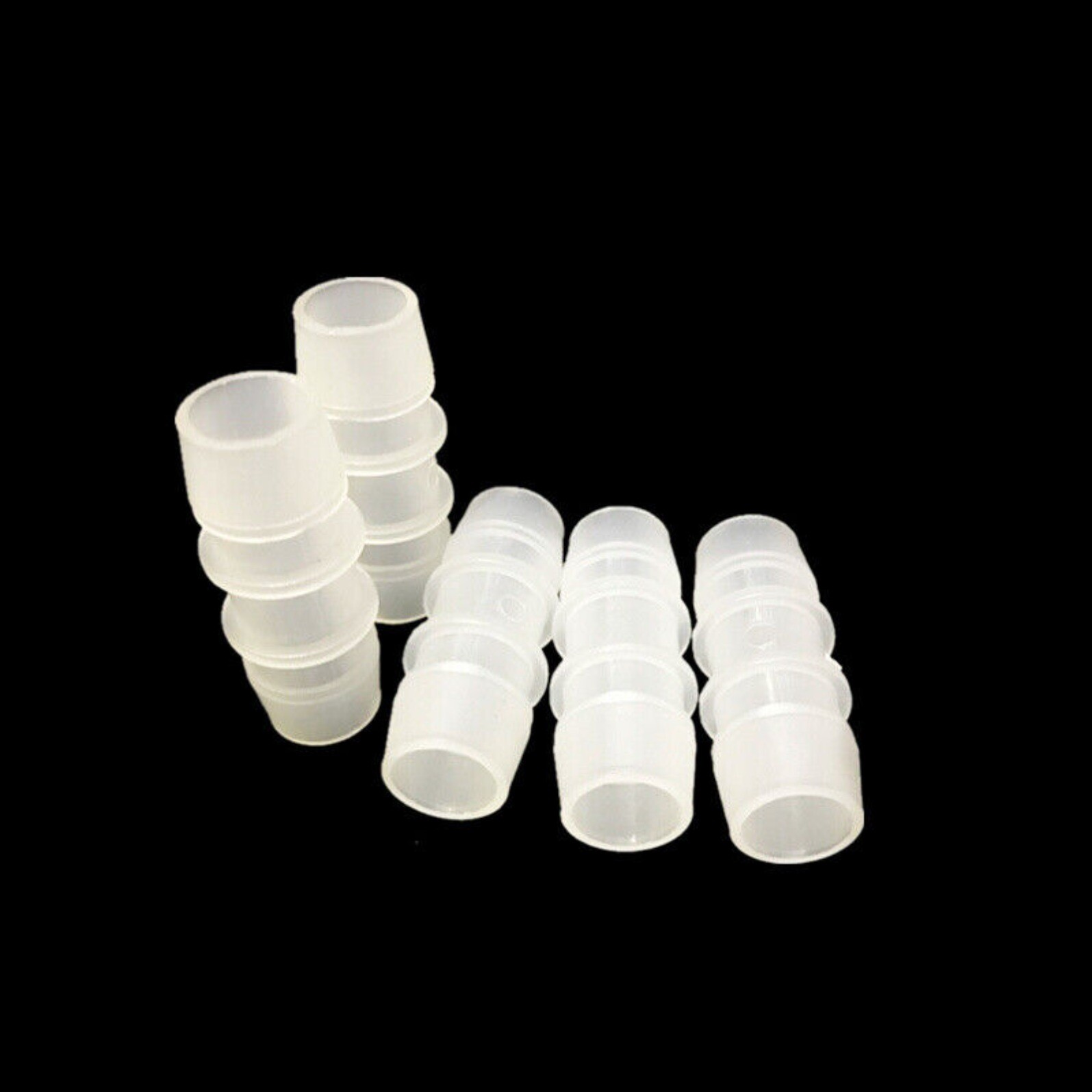 Straight Joiner Tubing Plastic Barbed Connector Pipe Hose Tube Fittings 2 Way