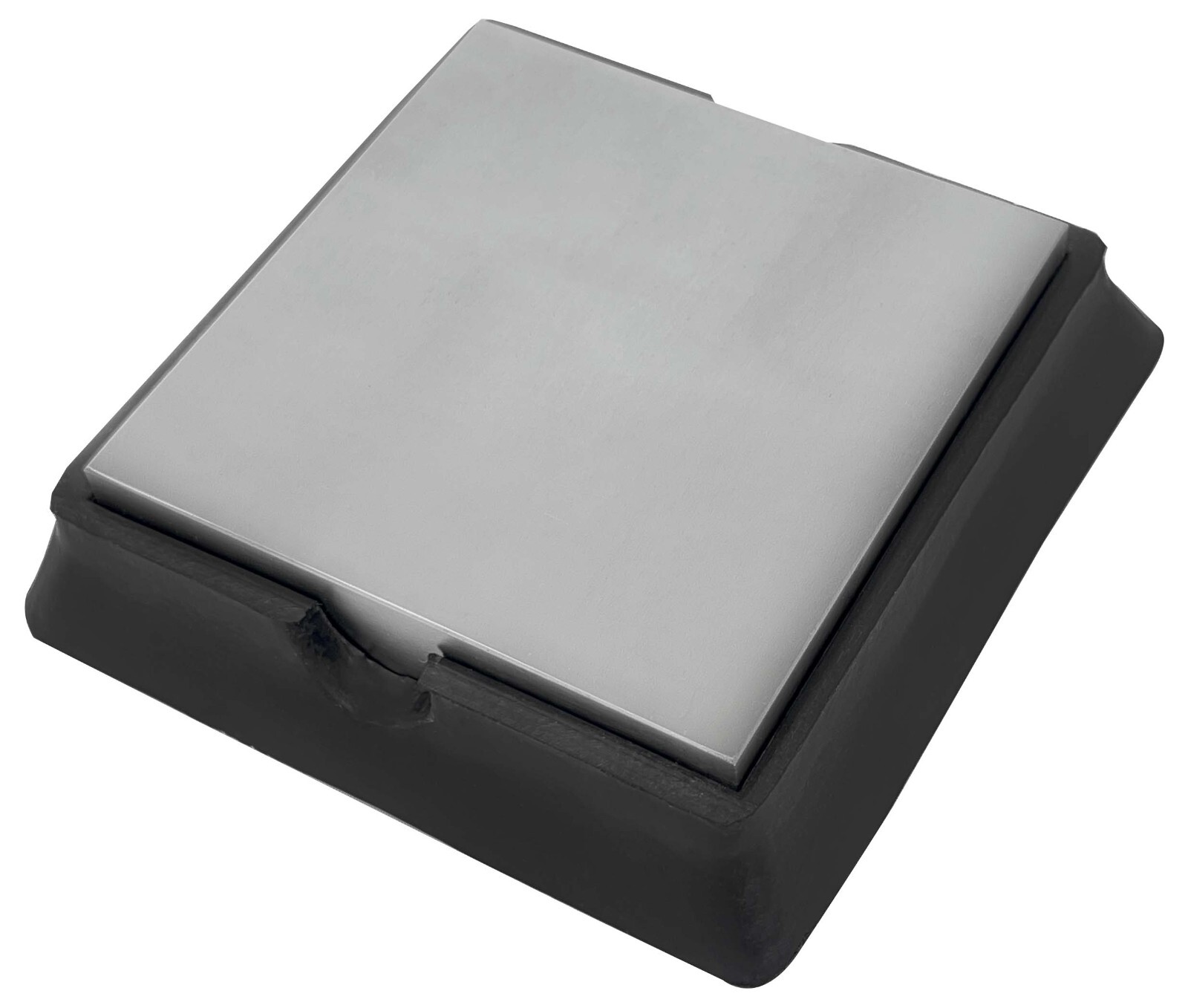 Combination Steel and Rubber Bench Block Reversible Jewelry Making Metal Forming
