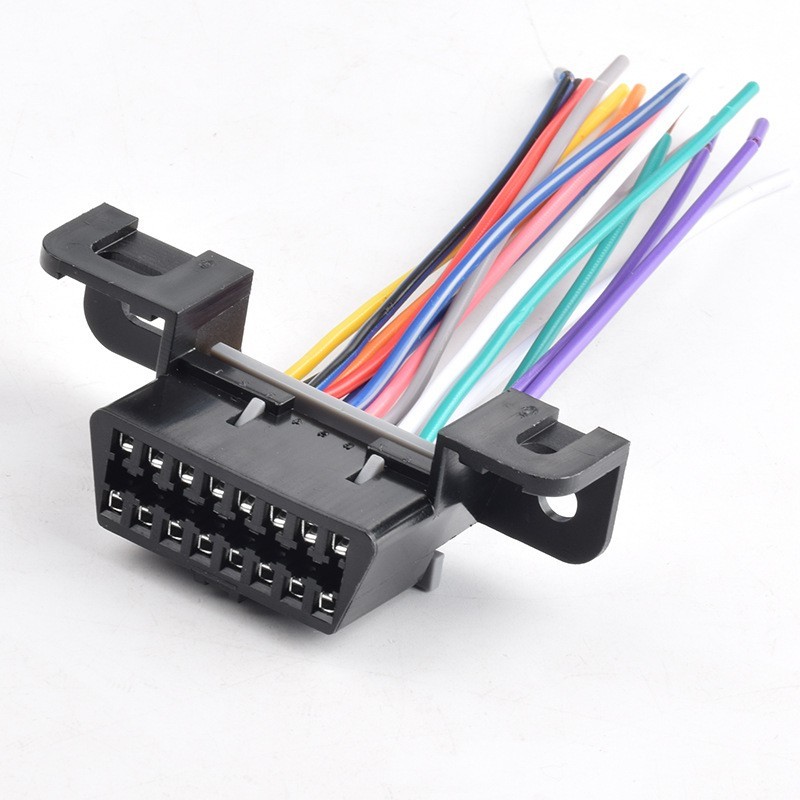 1pc Diagnostic OBD2 Female Connector Car 16 Pin Female Female Jack J1962F