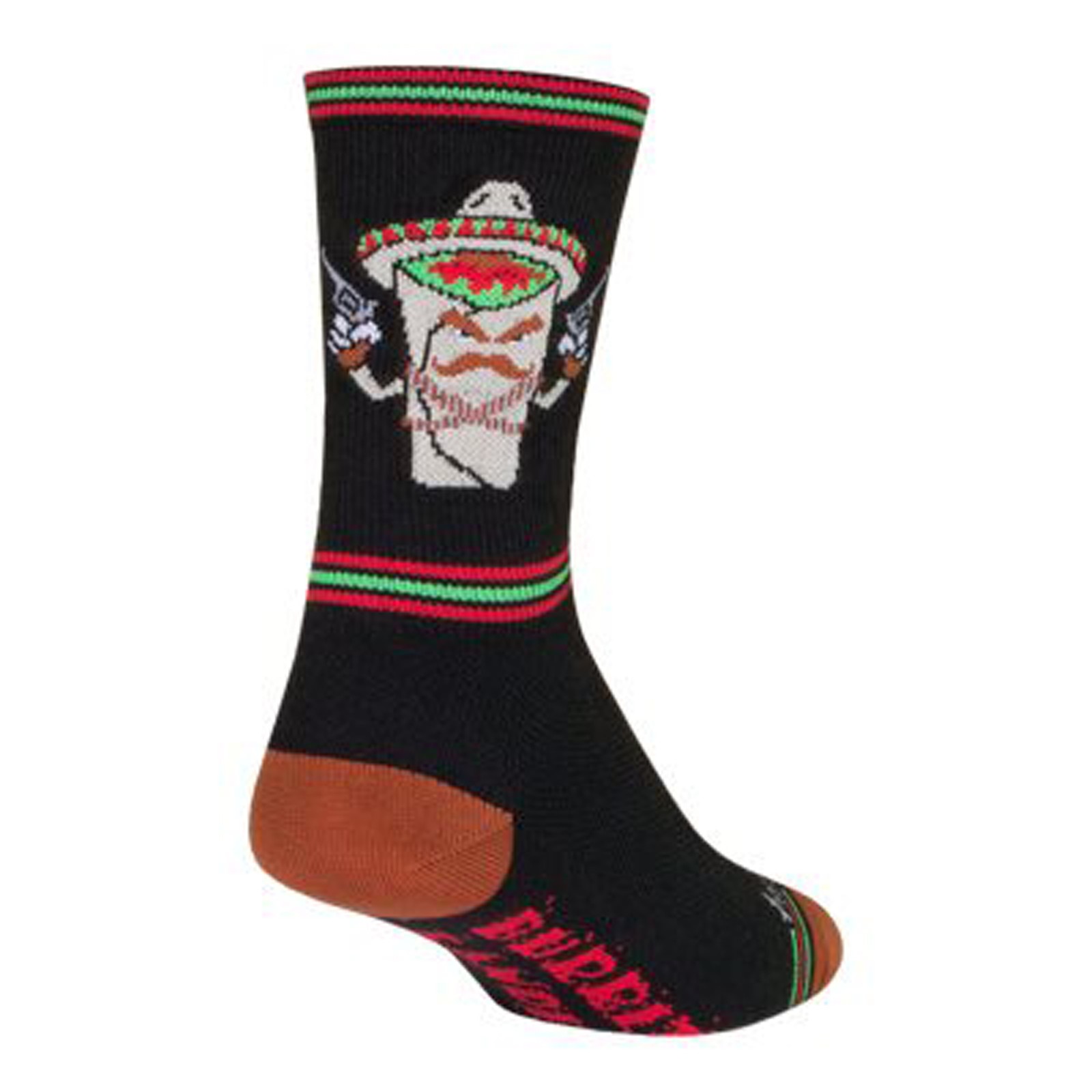 SockGuy Bandito Crew Socks - Ultra-Wicking Micro-Denier Acrylic, Durable Double