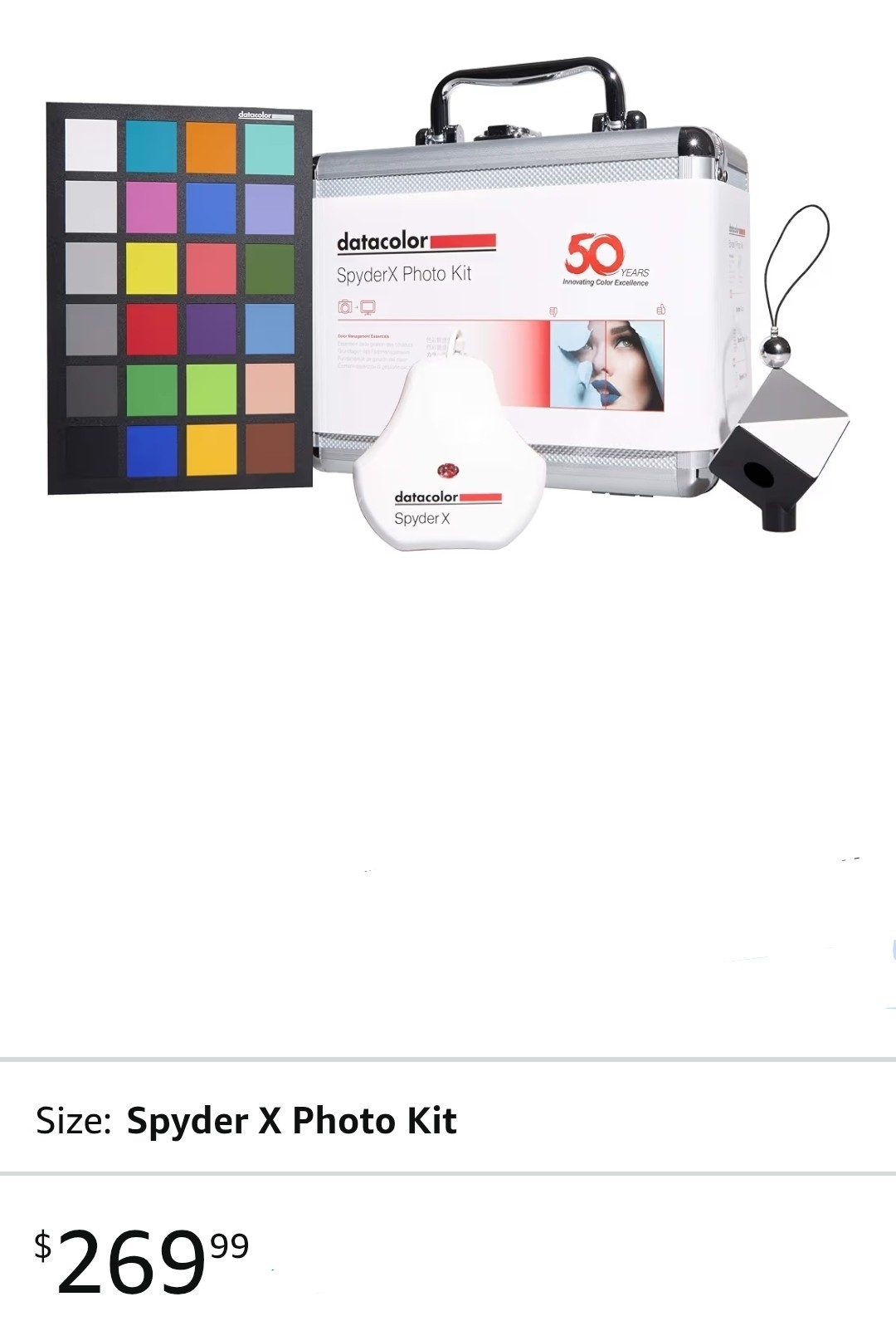 Datacolor SpyderX Photo Kit: Compact Tool Set Photo & Video Computer Calibration