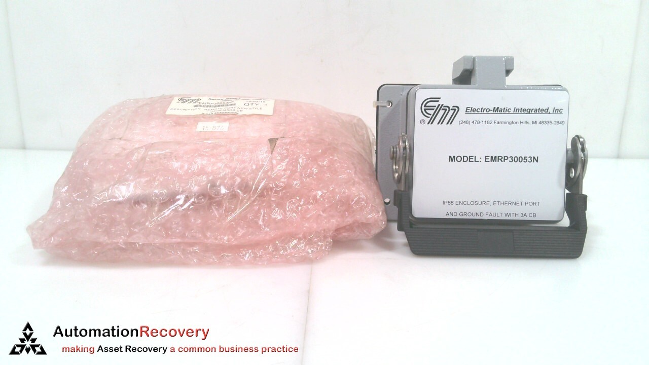 ELECTRO-MATIC INTEGRATED INC EMRP30053N REMOTE ETHERNET PORT, NEW #326770