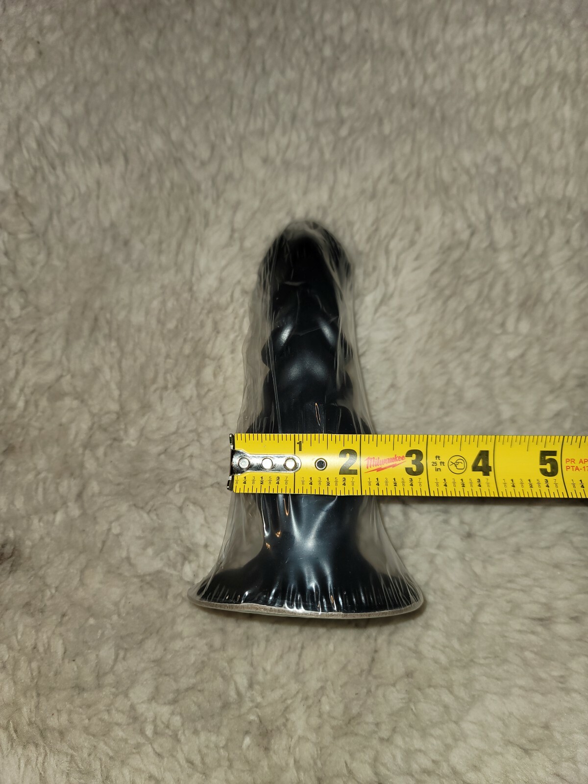 Black Silicone Pleasure Toy Dildo