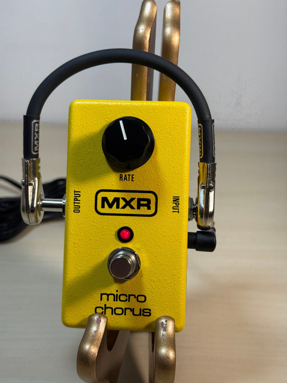 MXR M148 MICRO CHORUS GUITAR EFFECTS PEDAL - MXR Pancake 1/4" Patch Cable - Nice