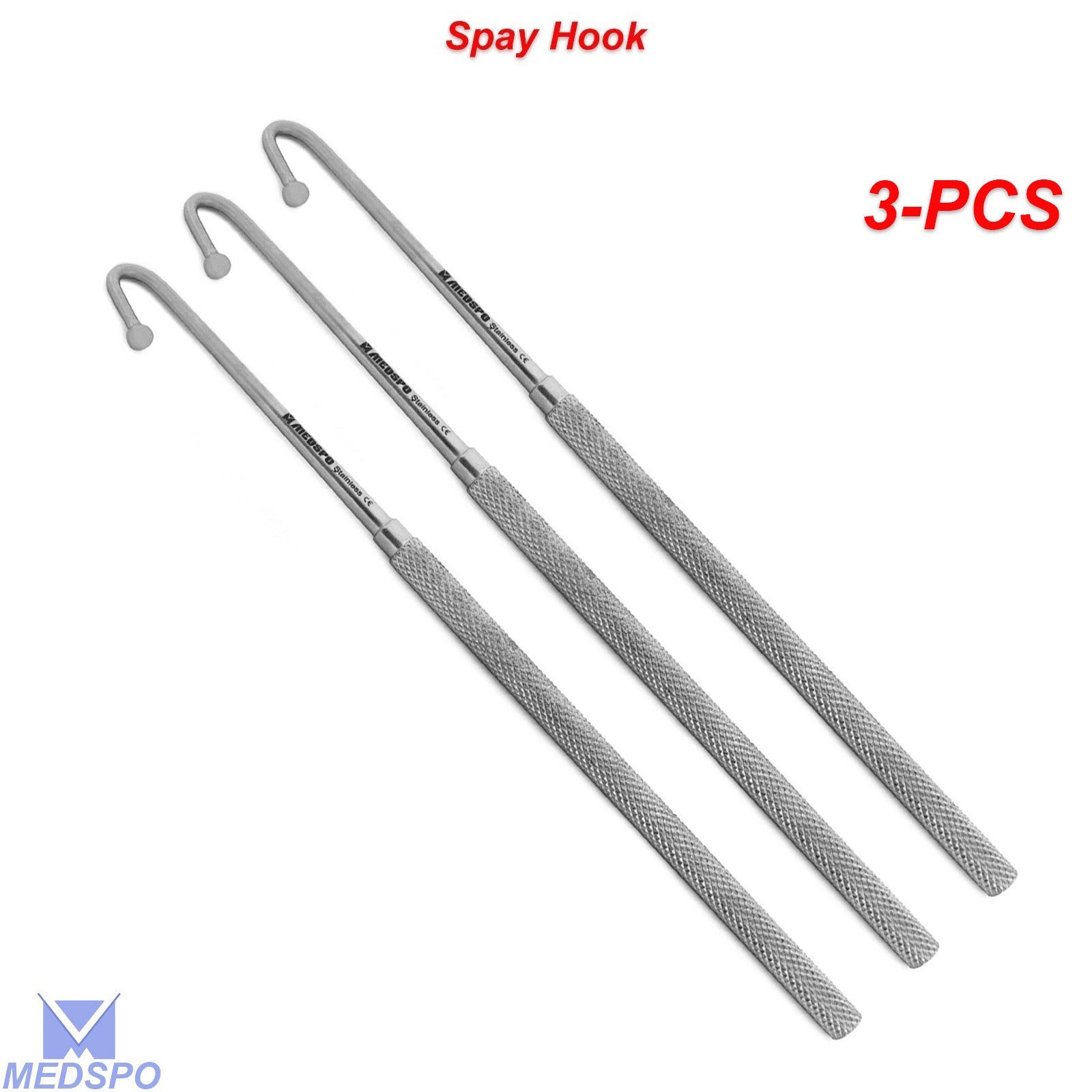 Spay Snook Retractor Hook Overies Removal Laboratory Instrument Veterinary Tools