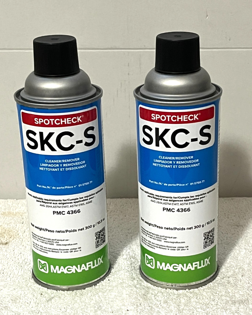 2Cans !! Magnaflux SpotCheck SKC-S Aerosol  NEW! 10.5 Oz Can