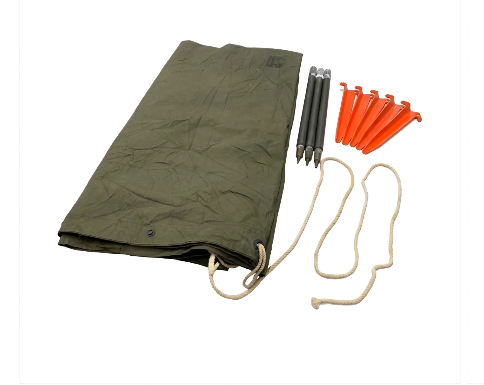 NEW US Army U.S.G.I. Shelter Half Pup Tent 8340-01-026-6096 Military Surplus
