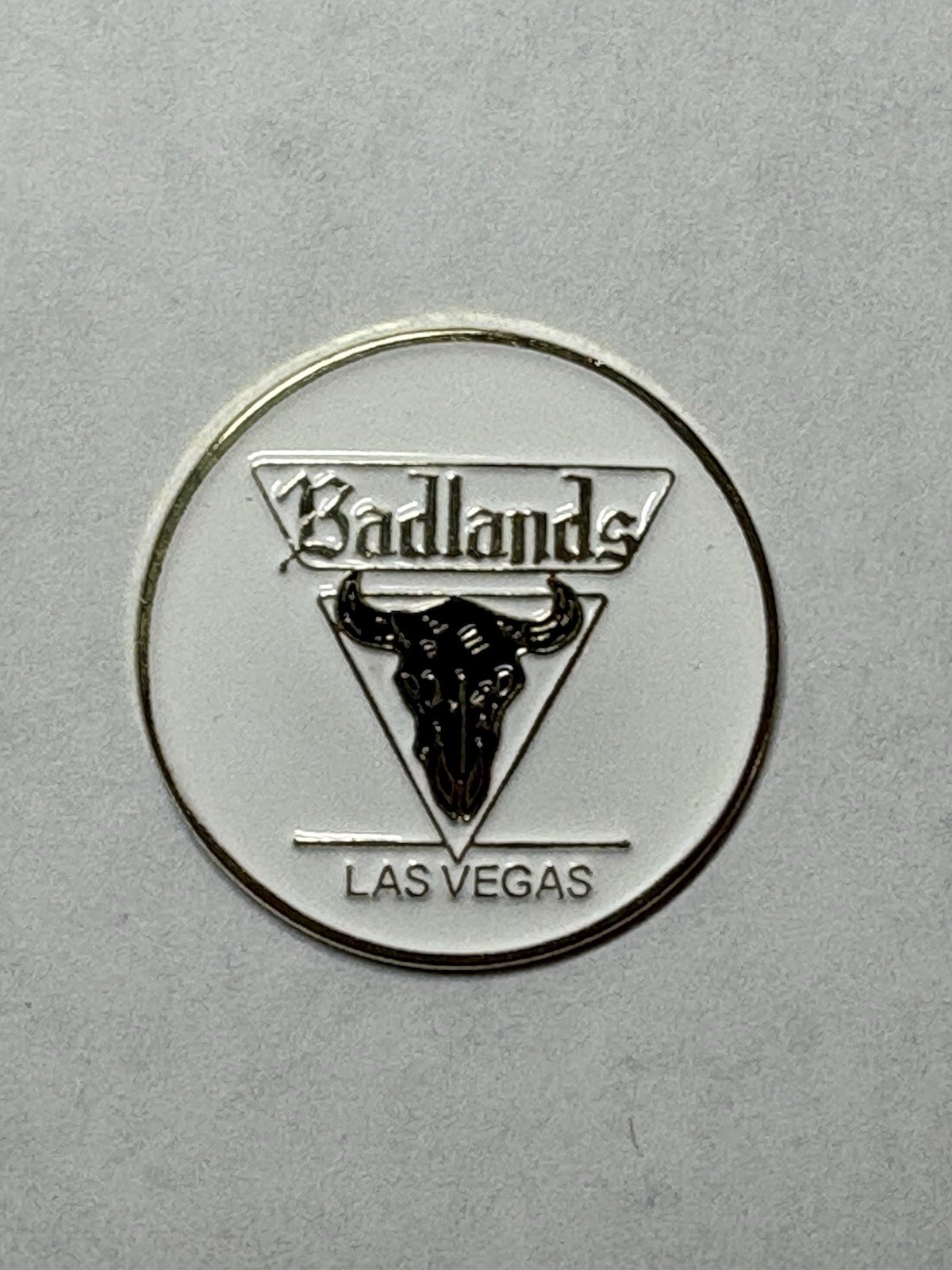 Badlands Golf Club 1" Coin Style Golf Marker - Las Vegas, Nevada - A Beauty!