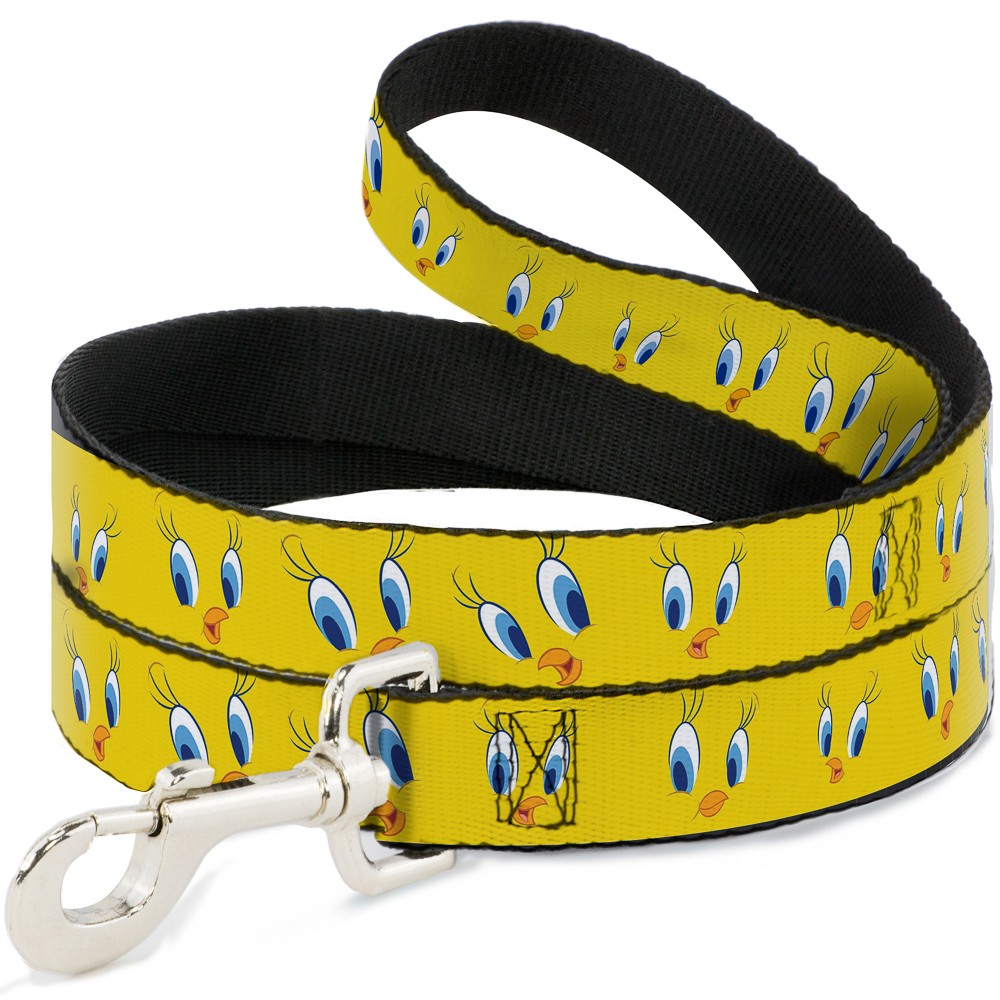 Dog Leash Tweety Bird Expressions2 NARROW 0.5"