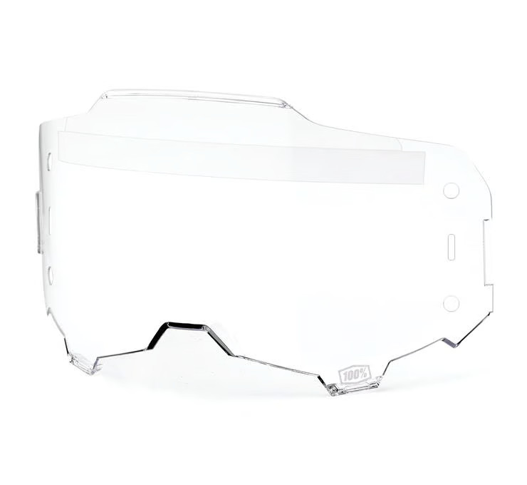 100% Armega Forecast Lens - Clear Motorcycle ATV/UTV Street Bike 59063-00001