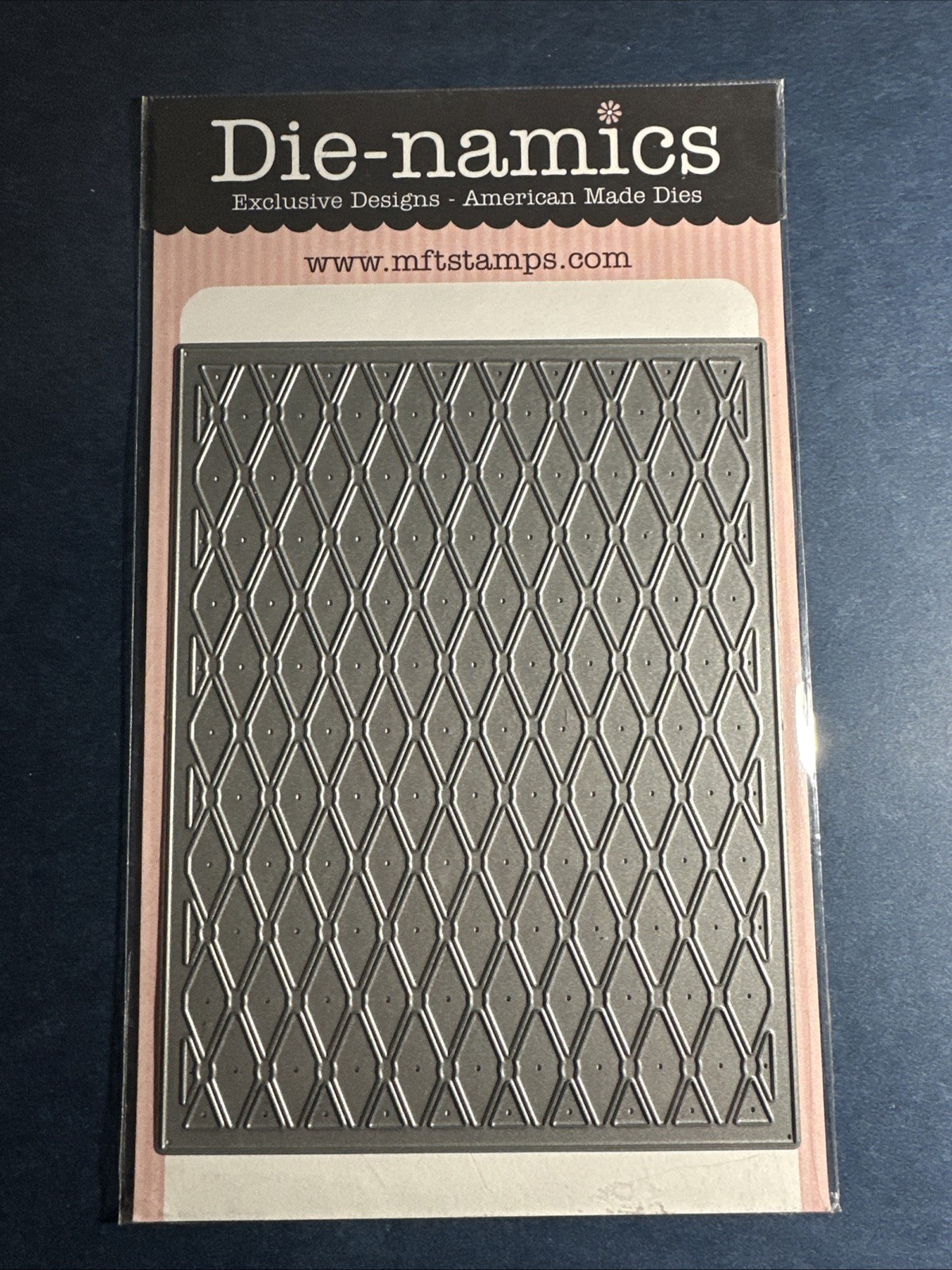 NEW! My Favorite Things Die-Namics  -FISHNET COVER-UP Die -4" x 5.25" Background