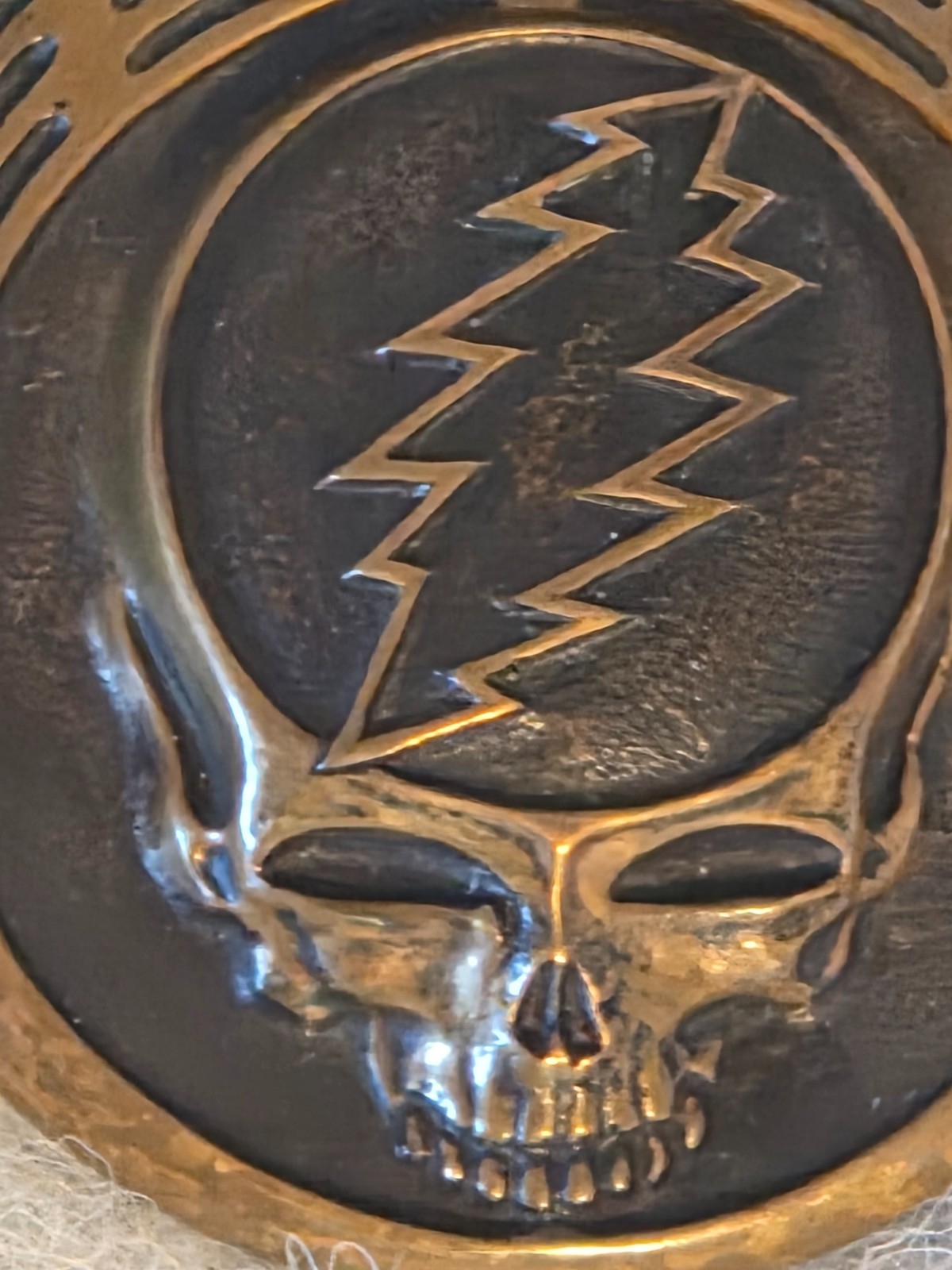Grateful Dead - Owsley Stanley Original Belt Buckle - 1983 #7 - 2.5" Belt Buckle