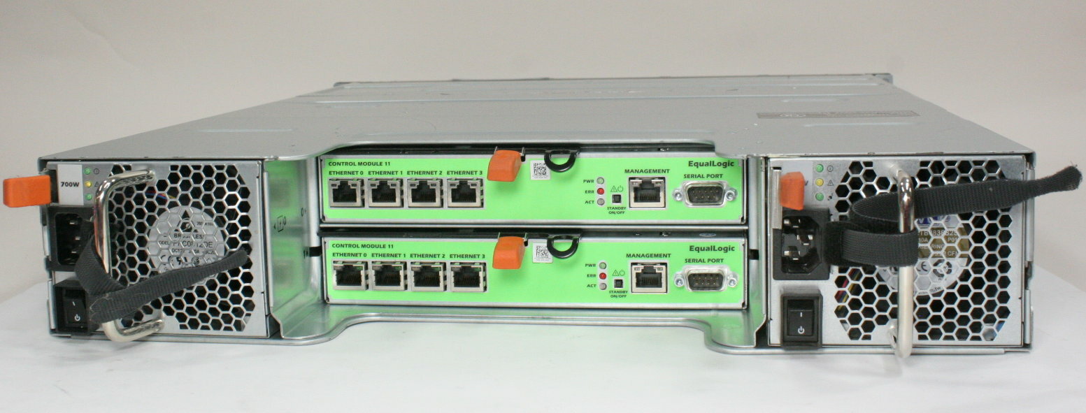 Dell EqualLogic PS6100X 2U iSCSI SAN 24x 900GB SED 10k Equallogic drives