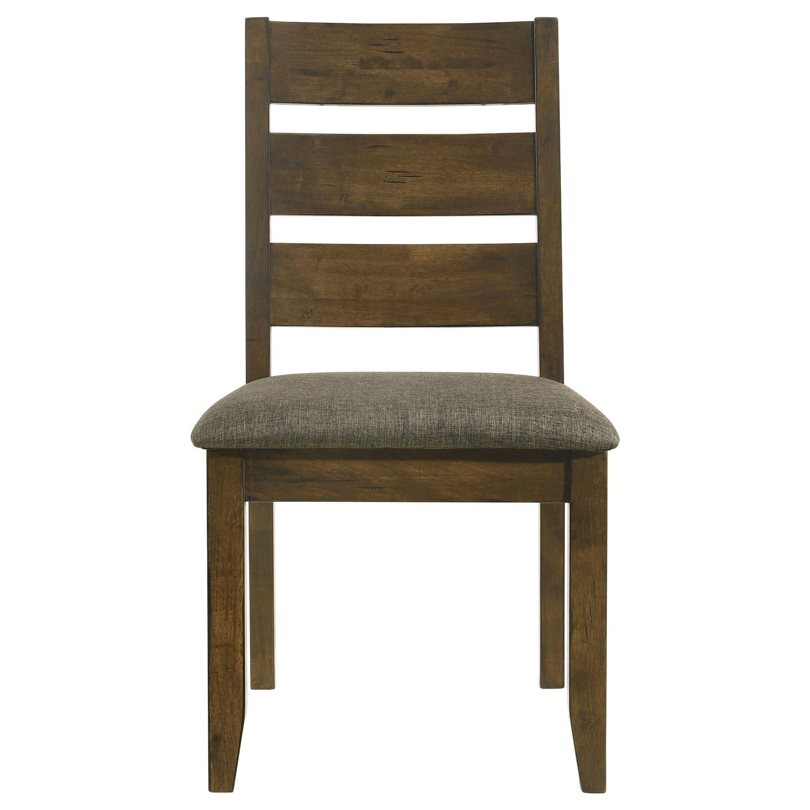 Knotty Nutmeg and Grey Ladderback Dining Chair