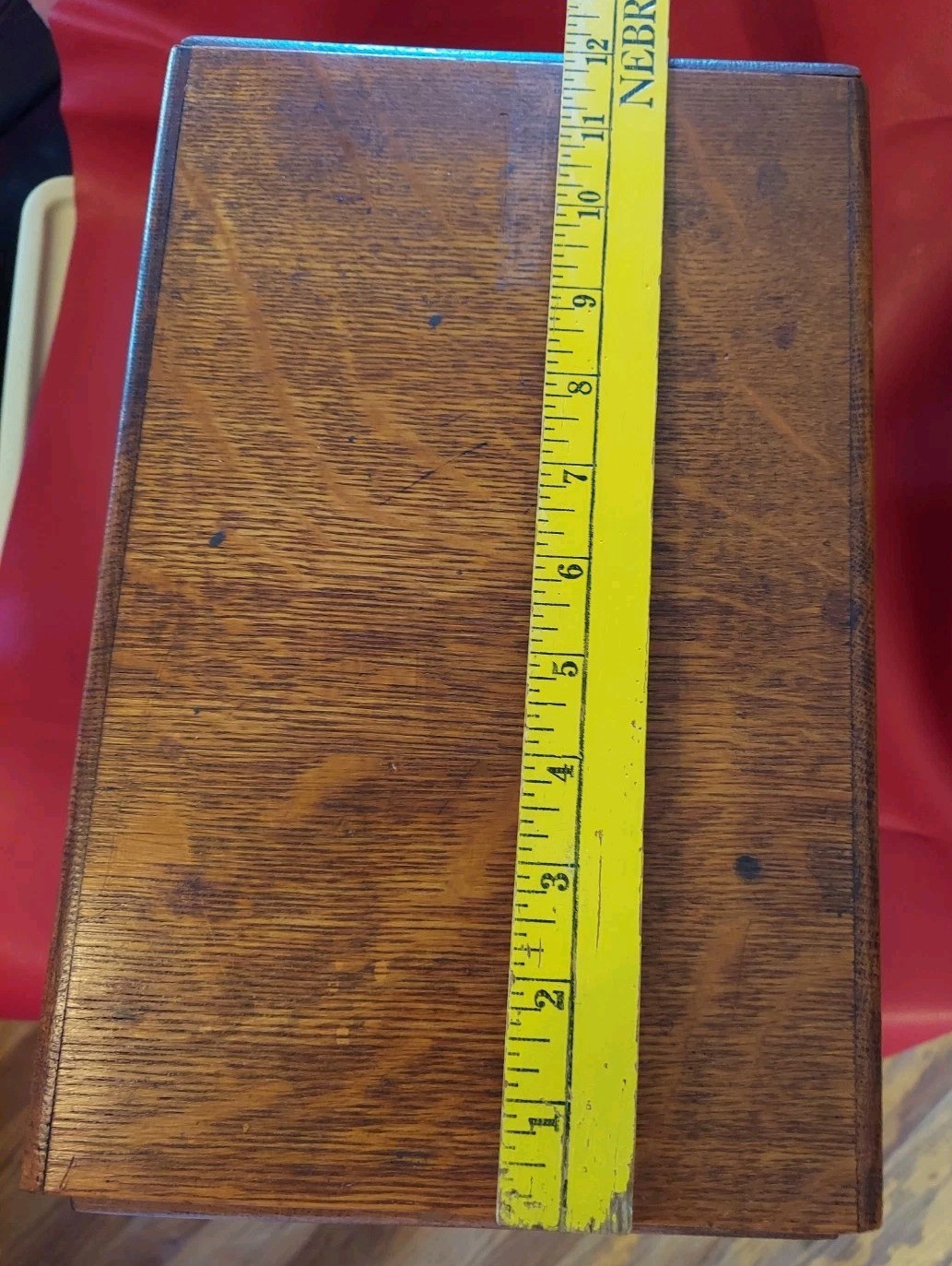 Wooden Slide 25 Tray File Box Storage Cabinet Case