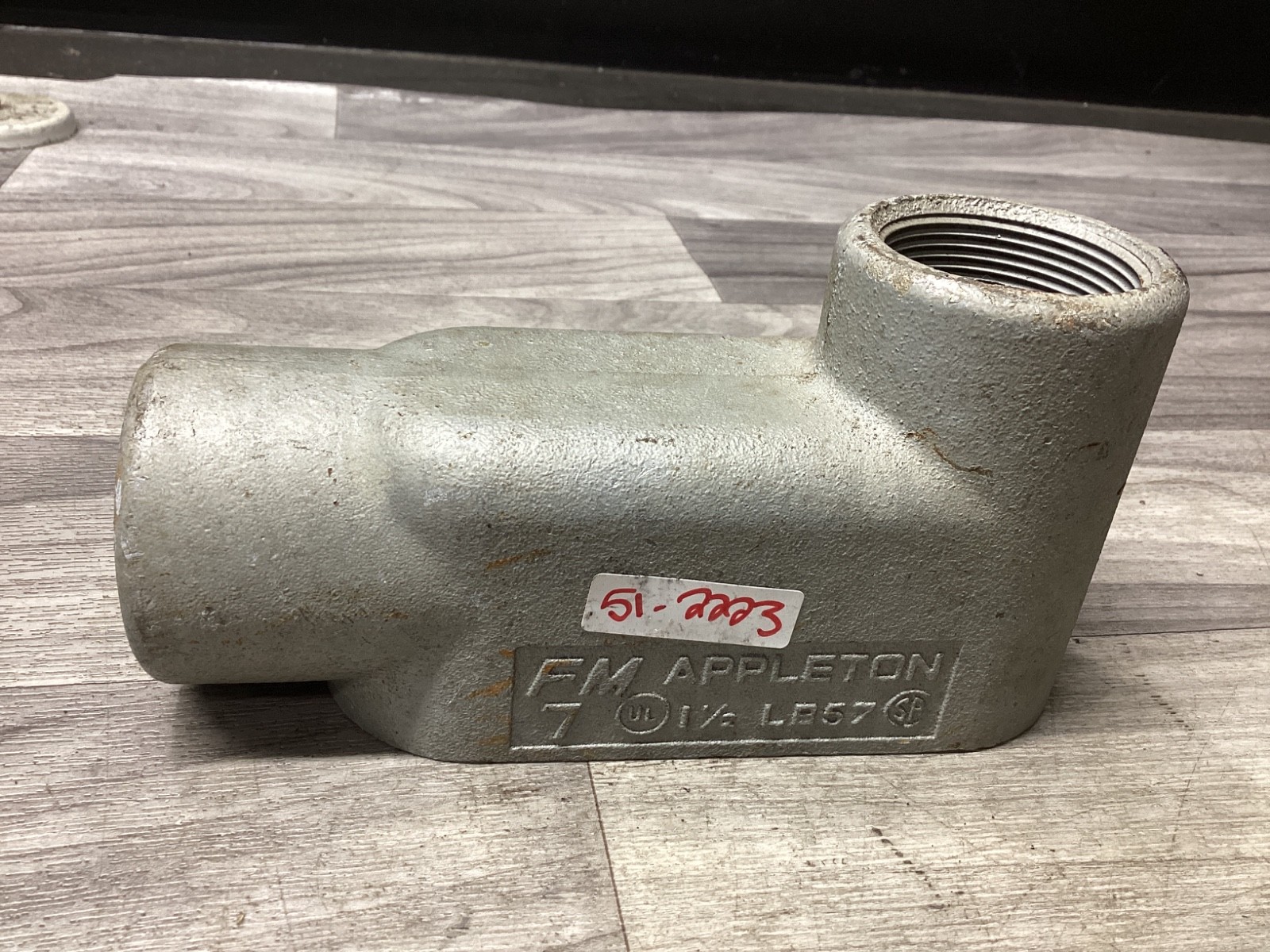 Appleton LR57, Conduit Outlet Body, 1 1/2 Fm7 Body #120G148PR7