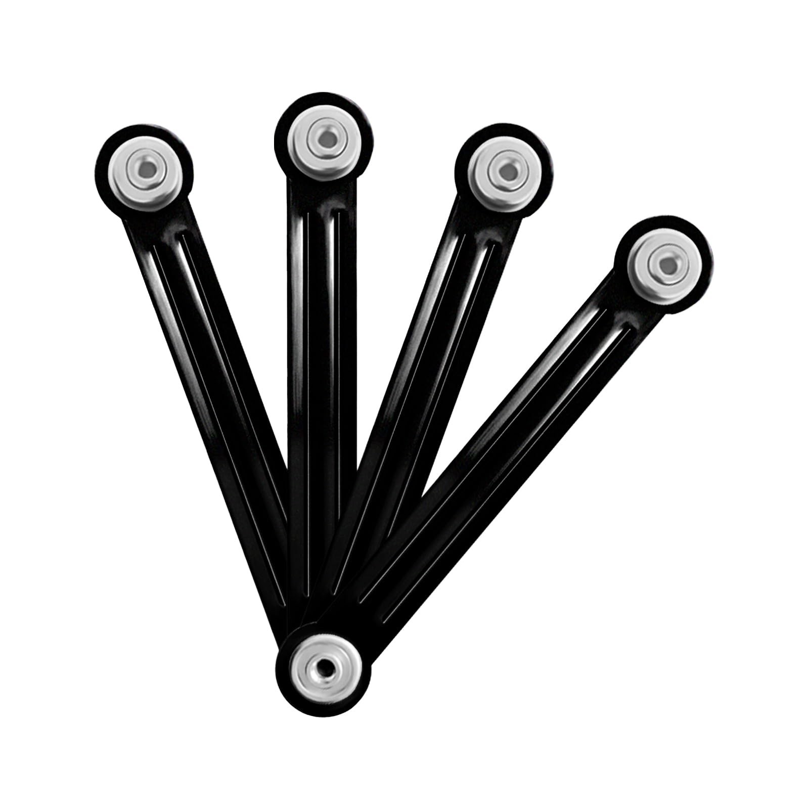 Glider Bearing Arm Bracket Replacement Hardware 9 x 1.5 x 0.15 inches, Black