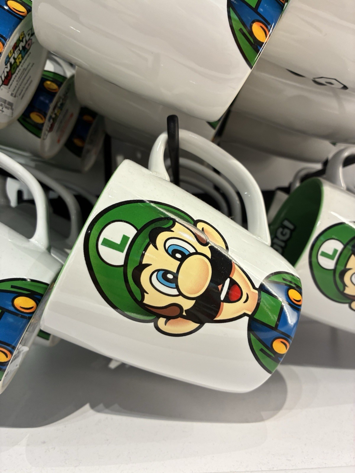 Universal Studios Super Nintendo World Luigi Coffee Mug Cup