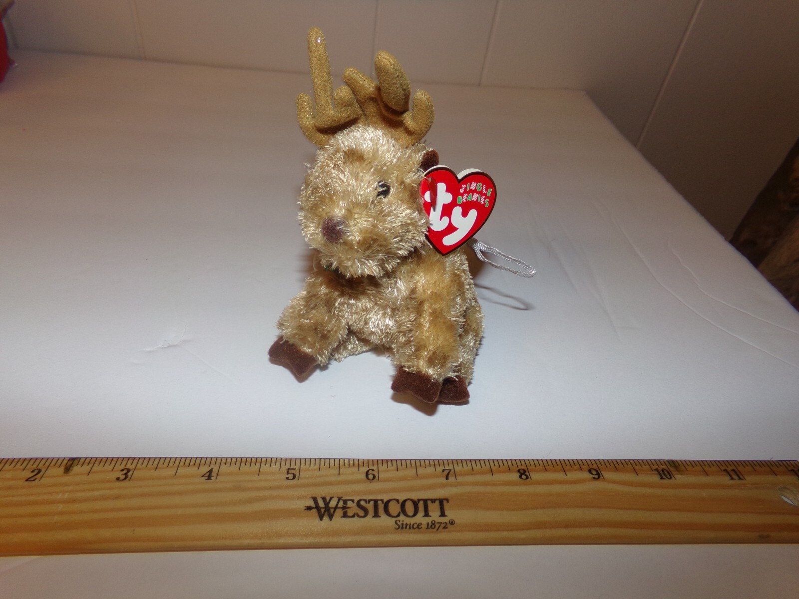 2003 Ty teenie Beanie Babies Rudy The brown Nose Reindeer Christmas Plush w/tag